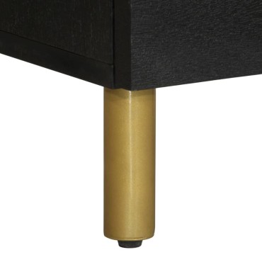 vidaXL Ντουλάπι Μαύρο 40x33x110cm από Επεξεργασμένο Ξύλο 1 τεμ.