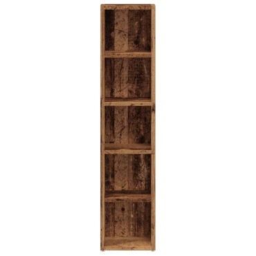 vidaXL Έπιπλα για CD 2 τεμ. Παλαιό Ξύλο 21x16x93,5cm από Επξ. Ξύλο