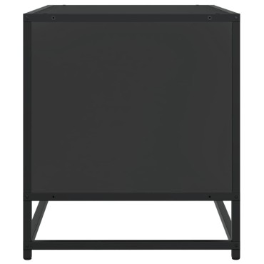 vidaXL Έπιπλο Τηλεόρασης Μαύρο 120,5x40x46cm από Επεξεργ. Ξύλο/Μέταλλο