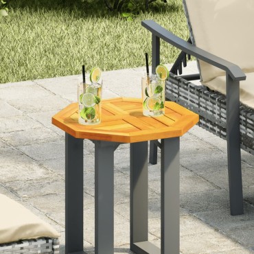 vidaXL Επιφάνεια Τραπεζιού Οκτάγωνη 40x40x2cm Μασίφ Ξύλο Ακακίας 1 τεμ.
