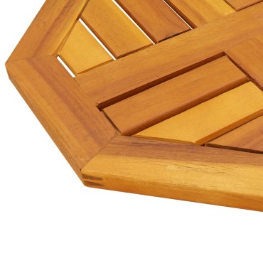vidaXL Επιφάνεια Τραπεζιού Οκτάγωνη 40x40x2cm Μασίφ Ξύλο Ακακίας 1 τεμ.