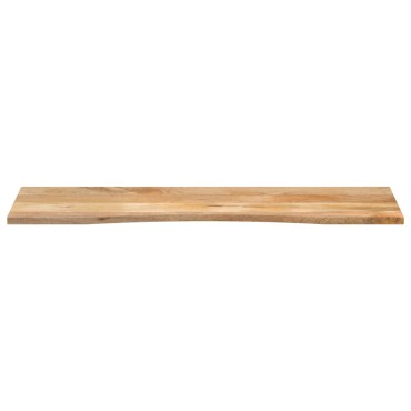 vidaXL Επιφάνεια Γραφείου Καμπύλη 160x50x2,5cm Μασίφ Ακατ. Μάνγκο