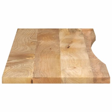 vidaXL Επιφάνεια Γραφείου Καμπύλη 160x50x2,5cm Μασίφ Ακατ. Μάνγκο