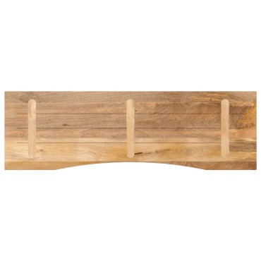 vidaXL Επιφάνεια Γραφείου Καμπύλη 160x50x2,5cm Μασίφ Ακατ. Μάνγκο