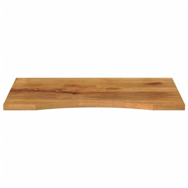 vidaXL Επιφάνεια Γραφείου Καμπύλη 90x50x2,5cm Μασίφ Ακατ. Μάνγκο
