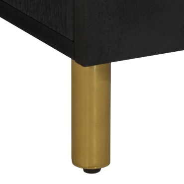 vidaXL Ντουλάπι Μπάνιου Μαύρο 62x33x58cm από Επεξεργασμένο Ξύλο