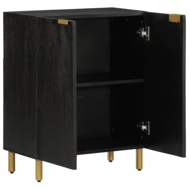 vidaXL Μπουφές Μαύρος 60x33x75cm από Επεξεργασμένο Ξύλο 1 τεμ.