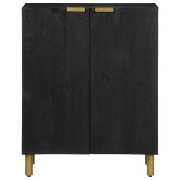 vidaXL Μπουφές Μαύρος 60x33x75cm από Επεξεργασμένο Ξύλο 1 τεμ.