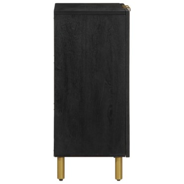vidaXL Μπουφές Μαύρος 60x33x75cm από Επεξεργασμένο Ξύλο 1 τεμ.