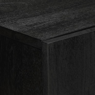 vidaXL Μπουφές Μαύρος 60x33x75cm από Επεξεργασμένο Ξύλο 1 τεμ.
