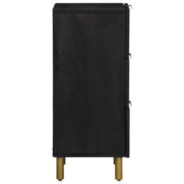vidaXL Ραφιέρα Μαύρη 40x33x75cm από Επεξεργασμένο Ξύλο