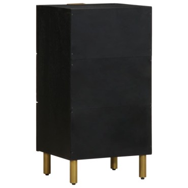 vidaXL Ραφιέρα Μαύρη 40x33x75cm από Επεξεργασμένο Ξύλο