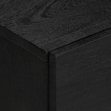 vidaXL Ραφιέρα Μαύρη 40x33x75cm από Επεξεργασμένο Ξύλο