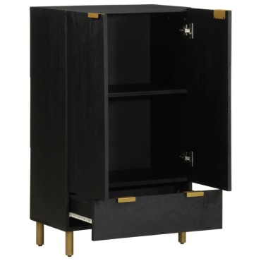 vidaXL Ντουλάπι Μαύρο 60x33x110cm από Επεξεργασμένο Ξύλο 1 τεμ.