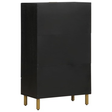 vidaXL Ντουλάπι Μαύρο 60x33x110cm από Επεξεργασμένο Ξύλο 1 τεμ.