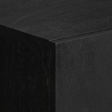 vidaXL Ντουλάπι Μαύρο 60x33x110cm από Επεξεργασμένο Ξύλο 1 τεμ.
