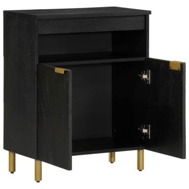 vidaXL Ραφιέρα Μαύρη 60x33x75cm από Επεξεργασμένο Ξύλο