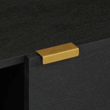 vidaXL Τραπεζάκι Σαλονιού Μαύρο 80x50x40cm Επεξεργασμένο Ξύλο 1 τεμ.