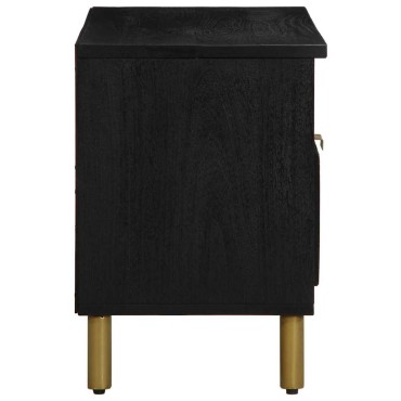 vidaXL Έπιπλο Τηλεόρασης Μαύρο 80x33x46cm από Επεξεργασμένο Ξύλο 1 τεμ.