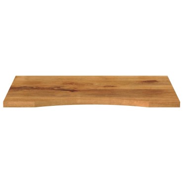 vidaXL Επιφάνεια Γραφείου Καμπύλη 100x60x2,5cm Μασίφ Ακατ. Μάνγκο