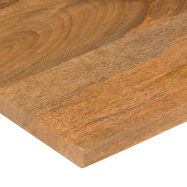 vidaXL Επιφάνεια Γραφείου Καμπύλη 100x60x2,5cm Μασίφ Ακατ. Μάνγκο