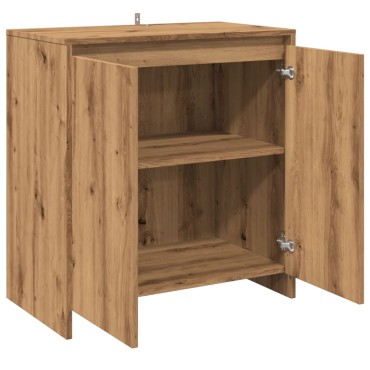 vidaXL Μπουφές Artisan Δρυς 70x41x75cm από Επεξεργασμένο Ξύλο 1 τεμ.