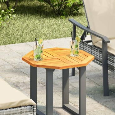 vidaXL Επιφάνεια Τραπεζιού Οκτάγωνη 50x50x2cm Μασίφ Ξύλο Ακακίας 1 τεμ.