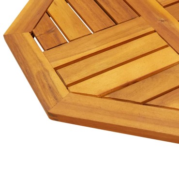 vidaXL Επιφάνεια Τραπεζιού Οκτάγωνη 50x50x2cm Μασίφ Ξύλο Ακακίας 1 τεμ.