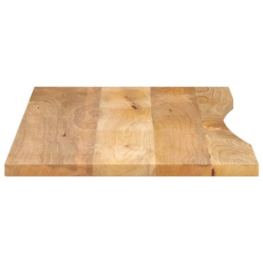 vidaXL Επιφάνεια Γραφείου Καμπύλη 110x60x2,5cm Μασίφ Ακατ. Μάνγκο