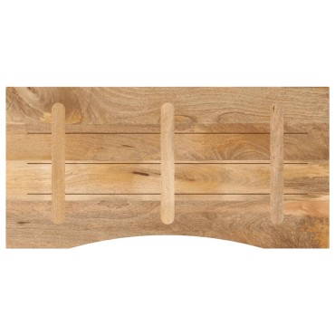 vidaXL Επιφάνεια Γραφείου Καμπύλη 110x60x2,5cm Μασίφ Ακατ. Μάνγκο