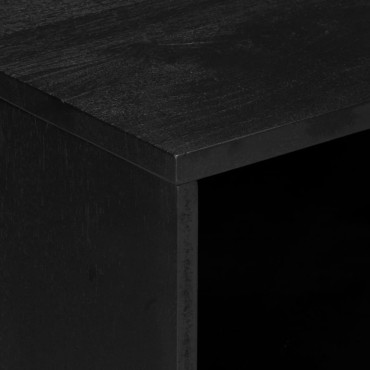 vidaXL Κομοδίνο Μαύρο 50x33x62cm από Επεξεργασμένο Ξύλο 1 τεμ.