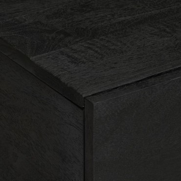 vidaXL Τραπεζάκι Σαλονιού Μαύρο 80x50x40cm Επεξεργασμένο Ξύλο 1 τεμ.