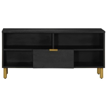 vidaXL Έπιπλο Τηλεόρασης Μαύρο 100x33x46cm από Επεξεργασμένο Ξύλο 1 τεμ.