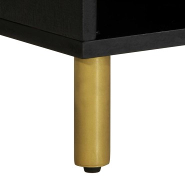 vidaXL Έπιπλο Τηλεόρασης Μαύρο 100x33x46cm από Επεξεργασμένο Ξύλο 1 τεμ.