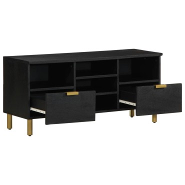 vidaXL Έπιπλο Τηλεόρασης Μαύρο 100x33x46cm από Επεξεργασμένο Ξύλο 1 τεμ.