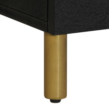 vidaXL Έπιπλο Τηλεόρασης Μαύρο 100x33x46cm από Επεξεργασμένο Ξύλο 1 τεμ.