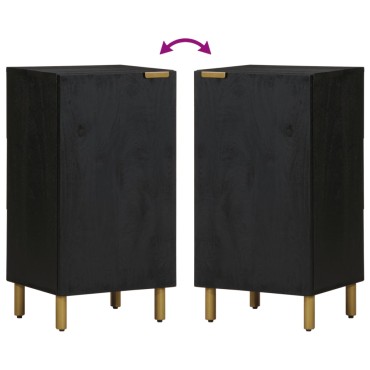 vidaXL Ραφιέρα Μαύρη 40x33x75cm από Επεξεργασμένο Ξύλο