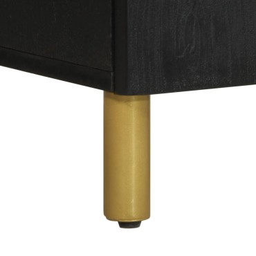 vidaXL Ραφιέρα Μαύρη 40x33x75cm από Επεξεργασμένο Ξύλο