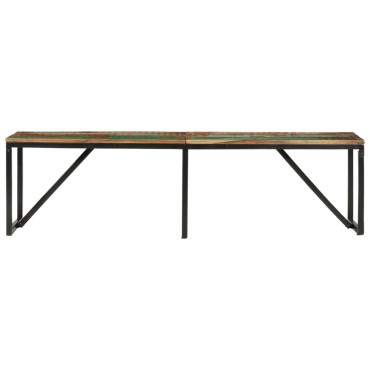 vidaXL Πάγκος 160x35x46cm από Μασίφ Ανακυκλωμένο Ξύλο 1 τεμ.