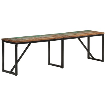 vidaXL Πάγκος 160x35x46cm από Μασίφ Ανακυκλωμένο Ξύλο 1 τεμ.