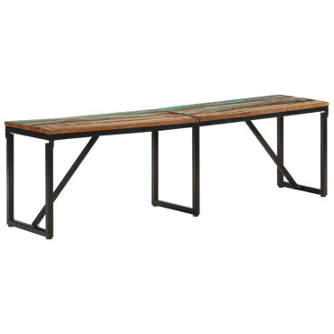 vidaXL Πάγκος 160x35x46cm από Μασίφ Ανακυκλωμένο Ξύλο 1 τεμ.