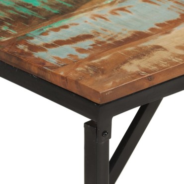 vidaXL Πάγκος 160x35x46cm από Μασίφ Ανακυκλωμένο Ξύλο 1 τεμ.