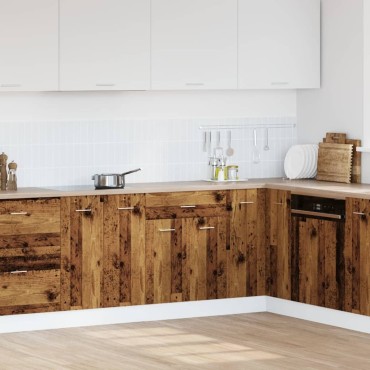 vidaXL Ντουλάπι με ΣυρτάριLyon  Παλαιό Ξύλο 60x46x81,5cm Επεξ. Ξύλο 1 τεμ.