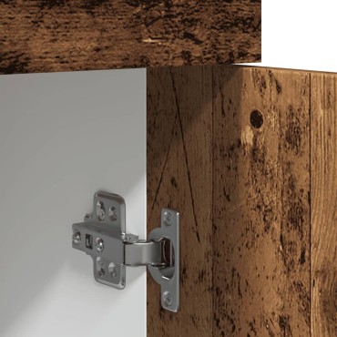 vidaXL Ντουλάπι με ΣυρτάριLyon  Παλαιό Ξύλο 60x46x81,5cm Επεξ. Ξύλο 1 τεμ.