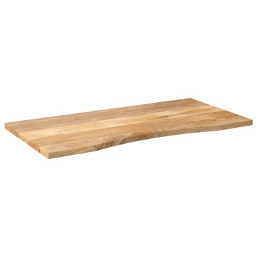 vidaXL Επιφάνεια Γραφείου Καμπύλη 120x50x2,5cm Μασίφ Ακατ. Μάνγκο