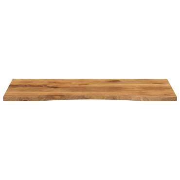 vidaXL Επιφάνεια Γραφείου Καμπύλη 140x50x2,5cm Μασίφ Ακατ. Μάνγκο
