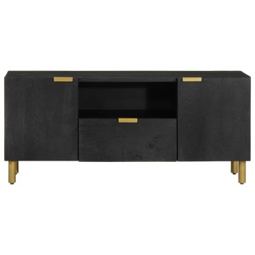 vidaXL Έπιπλο Τηλεόρασης Μαύρο 105x33x46cm από Επεξεργασμένο Ξύλο 1 τεμ.