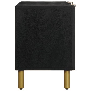 vidaXL Έπιπλο Τηλεόρασης Μαύρο 105x33x46cm από Επεξεργασμένο Ξύλο 1 τεμ.