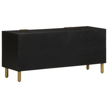vidaXL Έπιπλο Τηλεόρασης Μαύρο 105x33x46cm από Επεξεργασμένο Ξύλο 1 τεμ.