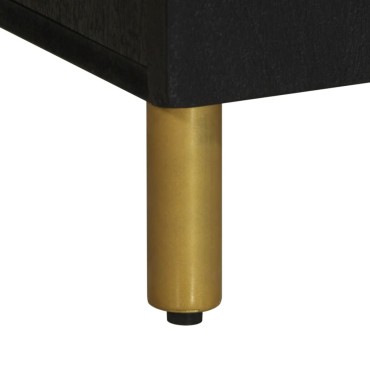 vidaXL Έπιπλο Τηλεόρασης Μαύρο 105x33x46cm από Επεξεργασμένο Ξύλο 1 τεμ.